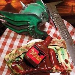 Orkchops in Battle Sauce